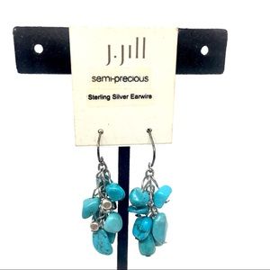 J Jill Sterling Silver & Turquoise earrings